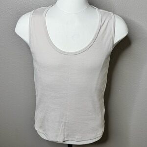 White Sleeveless Top